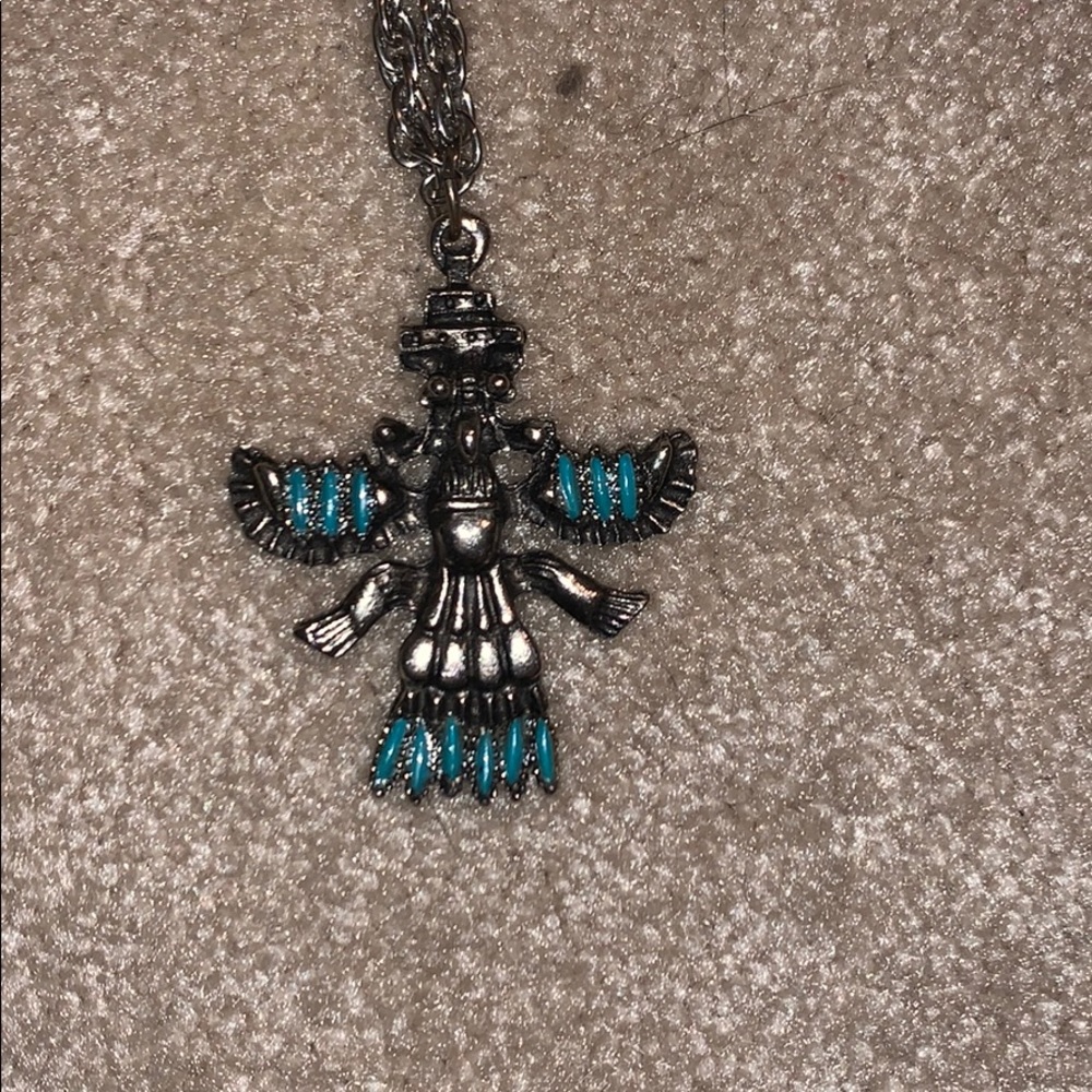 Aztec turquoise necklace